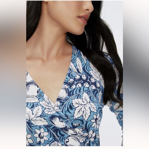 Diane Von Furstenberg Julian Dress Bird of Paradise Ivory - Picture 4 of 4